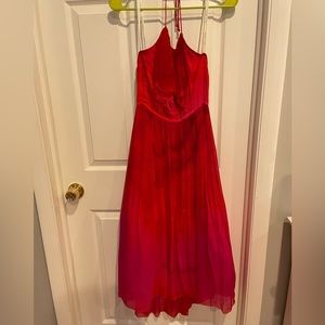 NWOT Anthropologie Red Dress Size 4P